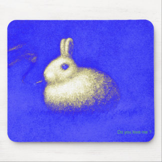 Smoking Rabbit Mouse Mat