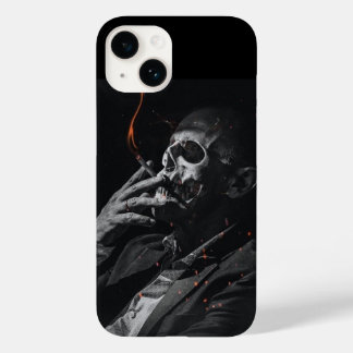 Smoking Skeleton Cigarette Case-Mate iPhone 14 Case