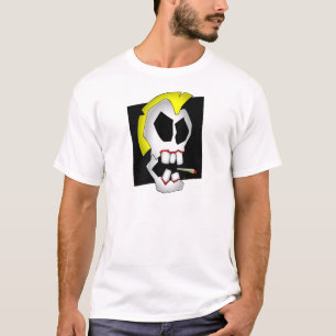 smoking skull-1 T-Shirt