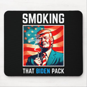 Smoking That Biden Pack - Trump 2024 Mouse Mat