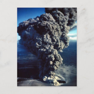 Smoking Volcano Postcard