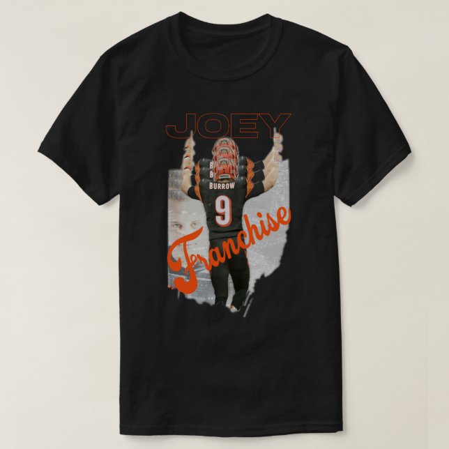 Smokinx27 Joe burrow Joe Shiesty Jackpot Joey Fran T-Shirt (Design Front)