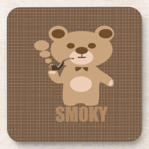 smoky bear coaster