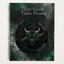 Smoky Emerald Bull Timing Quote Design