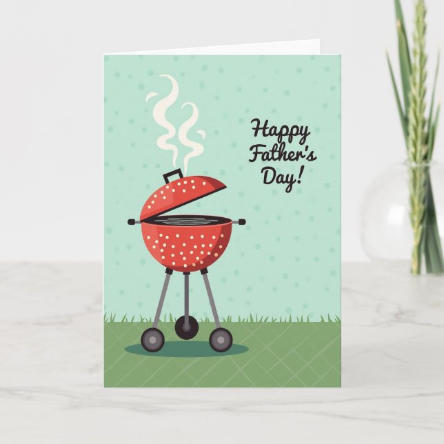Smoky Fathers Day Scene Card (Front)