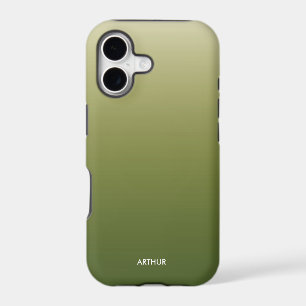 Smoky Green Gradient Ombre Personalised