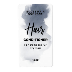 Smoky Ink Grey Hair Care Product Labels