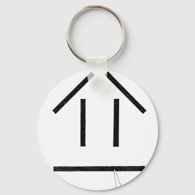 Smoky Key Ring (Front)