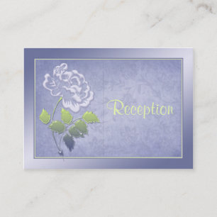 Smoky Lavender Peony with Green Enclosure Card