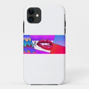 "Smoky Lips Slim Phone Case" iPhone 11 Case