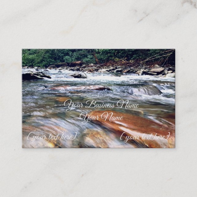 Smoky Mountain Cascades Business Card (Front)