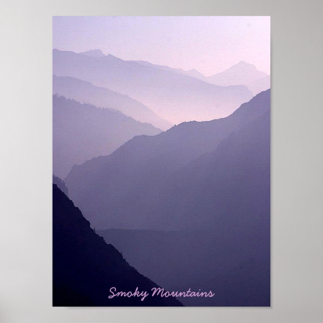 Smoky Mountain Haze Poster (Front)