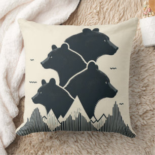 Smoky Mountain Sentinels Cushion