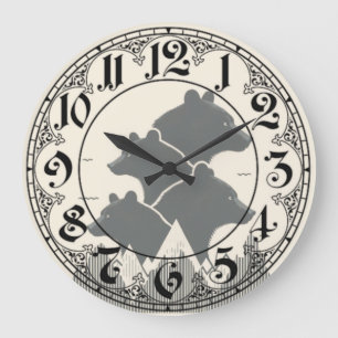 Smoky Mountain Sentinels Large Clock