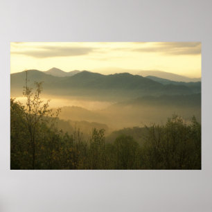 Smoky Mountain Sunrise Poster