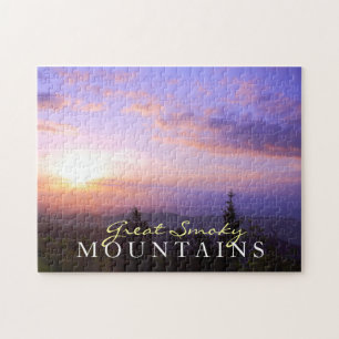 Smoky Mountain Sunrise - toy puzzle