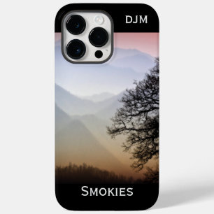 Smoky Mountain Sunset Blue Ridge Parkway Monogram Case-Mate iPhone 14 Pro Max Case