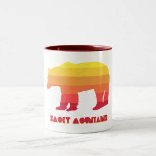 Smoky Mountains Bear Two-Tone Coffee Mug