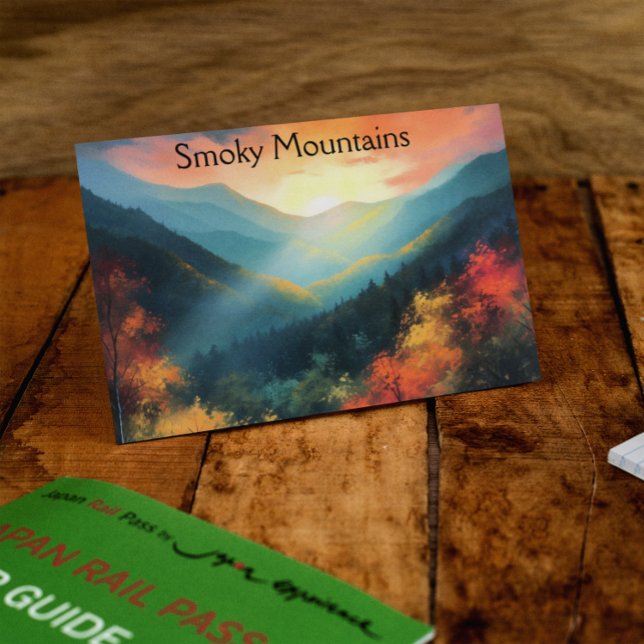 Smoky Mountains, customisable Postcard (Creator Uploaded)