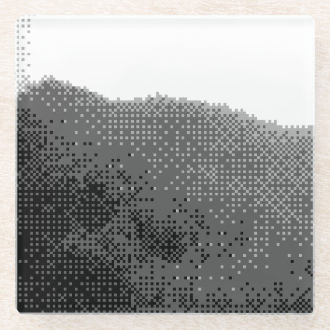 smoky mountains glass coaster (Front)