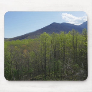 Smoky Mountains in Spring Landscape Mouse Mat