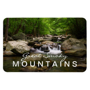 Smoky Mountains River Flexible  Magnet