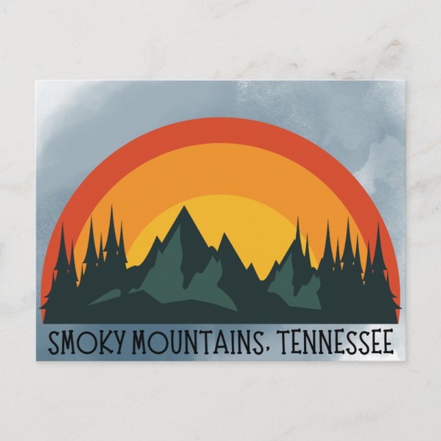 Smoky Mountains Tennessee Postcard (Front)