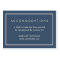 Smoky Navy and Cream Hotel Accommodation Cards