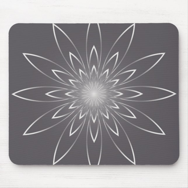 smoky quartz clock mouse mat (Front)
