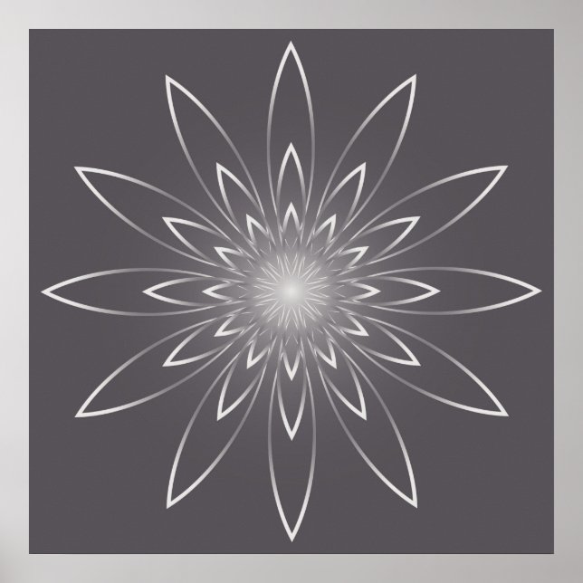 smoky quartz clock poster (Front)