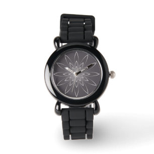 smoky quartz clock watch