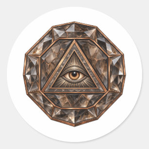 Smoky Quartz Eye Sticker