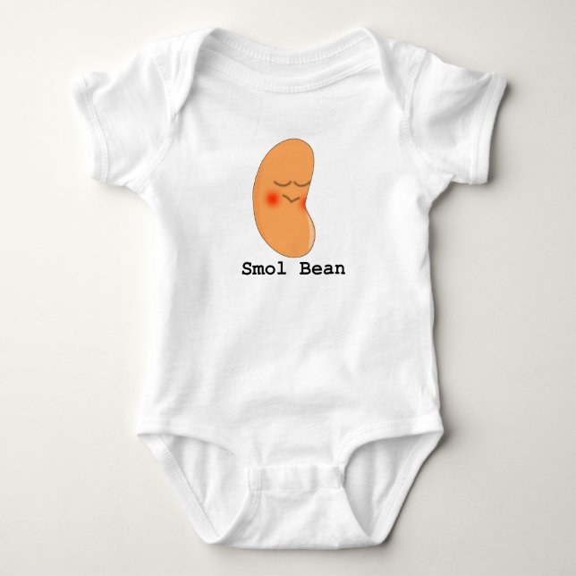 Smol Bean Baby suit Bodysuit (Front)