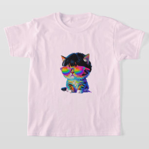 Smol Cute Funny Cat (Painting No. 1) T-Shirt