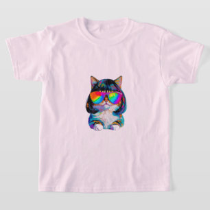 Smol Cute Funny Cat (Painting No. 2) T-Shirt