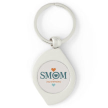 Smom (aka Stepmom) metal keychain