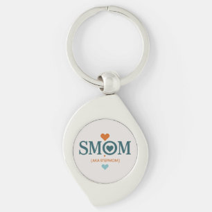 Smom (aka Stepmom) metal keychain