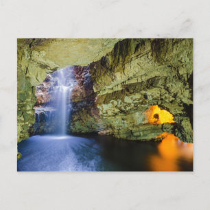 Smoo Cave Durness in Sutherland Highland Scotland Postcard