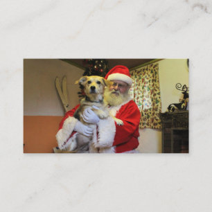 Smoochie Meeting Santa Business Card