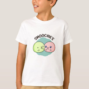Smoochies Funny Kissing Mochi Pun  T-Shirt