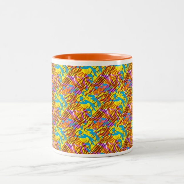 SmoOothNoOodle DroP Two-Tone Coffee Mug (Center)