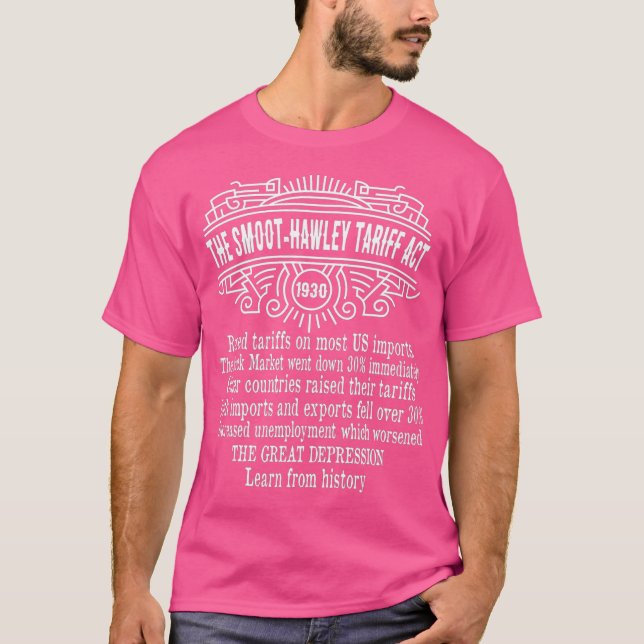 Smoot Hawley Tariff Act of 1930 History Anti T-Shirt (Front)