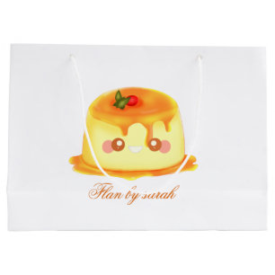 Smooth And Creamy Caramel Spanish Flan Large Gift Bag