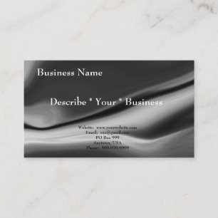 Smooth Black White Design Business Card
