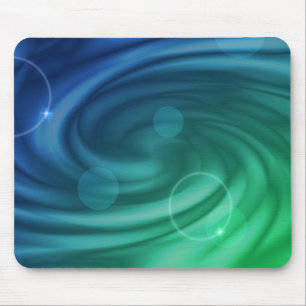 Smooth Blue And Green Colour Mix  Vortex Mouse Mat