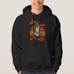 Smooth Collie Best Friend For Life Vintage Retro Hoodie