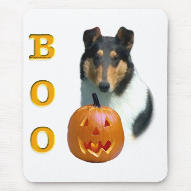 Smooth Collie Boo  Mouse Mat (Front)