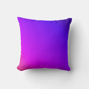 Smooth Colour Transition Purple Pillow