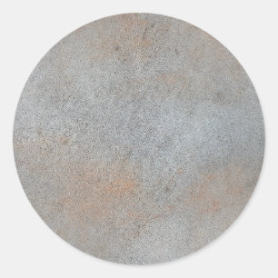 Smooth Concrete Cement With Clay Image Classic Round Sticker