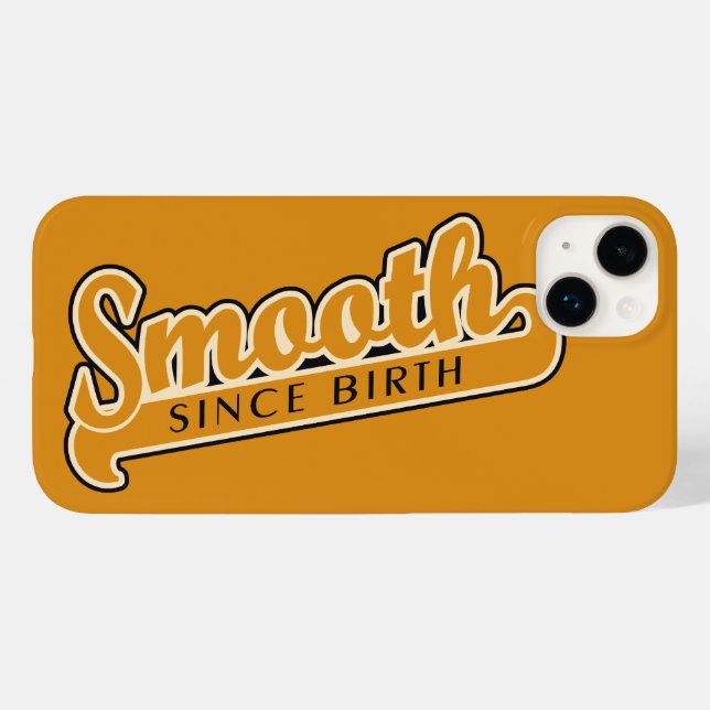 SMOOTH custom iPhone case (Back (Horizontal))